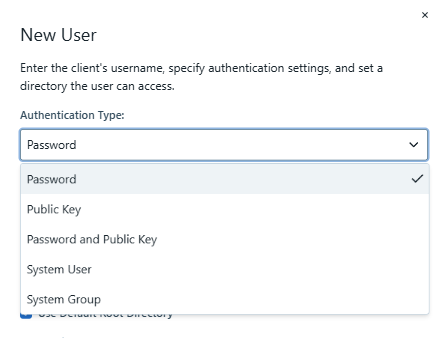 CoreSSHServerNewUser
