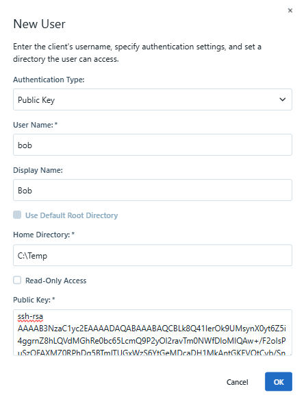 CoreSSHServerIPAccess